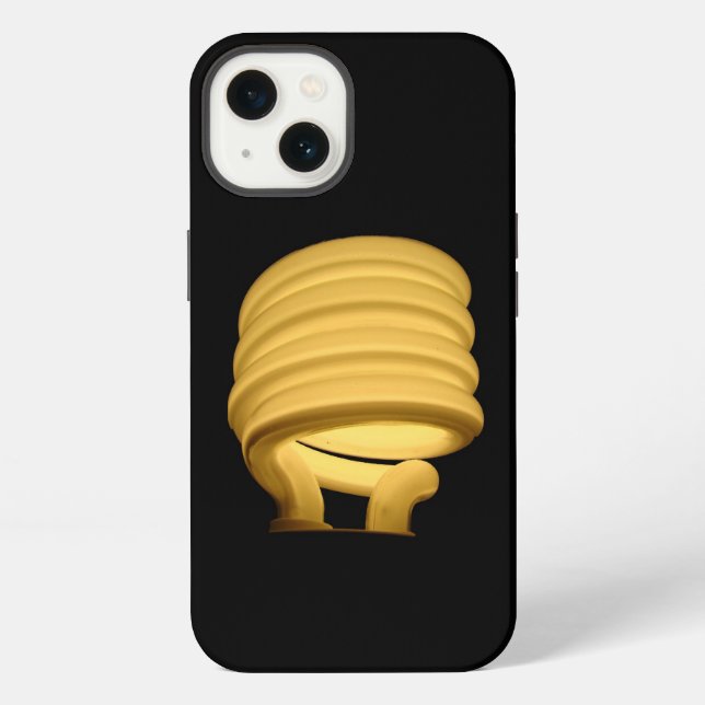 Compact Fluorescent Light Iphone Case (Back)
