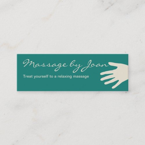 Compact Massage Business Cards