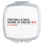 PORTOBELLO ROAD SCHOOL OF ENGLISH  Compact Mirror