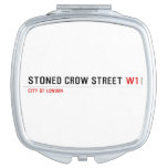 stoned crow Street  Compact Mirror