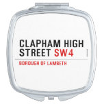 clapham high street  Compact Mirror