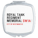 royal tank regiment memorial  Compact Mirror