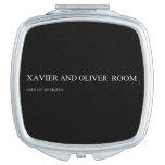 Xavier and Oliver   Compact Mirror