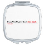 Blackhawks street  Compact Mirror