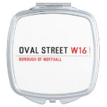 Oval Street  Compact Mirror