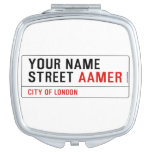 Your Name Street  Compact Mirror