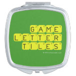 Game Letter Tiles  Compact Mirror