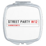 Street Party  Compact Mirror