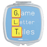 Game
 Letter
 Tiles  Compact Mirror