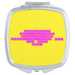 Excercise... Exc...er...cise Exs...ar...sise Eggs...are...sides ... For bacon! BACON!  Compact Mirror