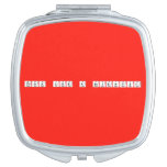 Think like a scientist  Compact Mirror