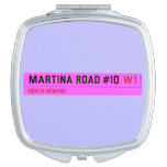 Martina Road #10  Compact Mirror