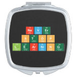 Never
 Stop 
 Learning  Compact Mirror