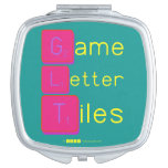 Game
 Letter
 Tiles  Compact Mirror