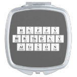 Happy
 Birthday
 Allison  Compact Mirror