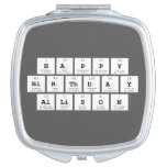 Happy
 Birthday
 Allison  Compact Mirror