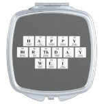 Happy
 Birthday
 Wei  Compact Mirror
