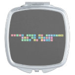 chance made us colleagues
 Fun and laughter
 Made us friends  Compact Mirror