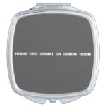 Keep Calm Geminis the sexiest sign.   Compact Mirror