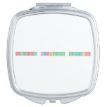 HAPPY BIRTHDAY ADELINE  Compact Mirror
