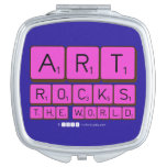 ART
 ROCKS
 THE WORLD  Compact Mirror