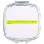 Leena's Home Bakery  Compact Mirror
