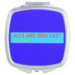 Alex and Josh  Compact Mirror