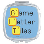 Game
 Letter
 Tiles  Compact Mirror