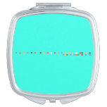 A b c d e f  g h I j k l m n o p q are s t
 you v with x y z  Compact Mirror