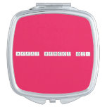 Happy Birthday Amy!  Compact Mirror