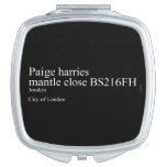 Paige harries mantle close  Compact Mirror
