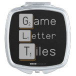 Game
 Letter
 Tiles  Compact Mirror