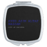 SYED ASIM ALTAF HASSAM  Compact Mirror
