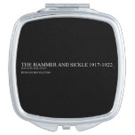 the hammer and sickle  Compact Mirror