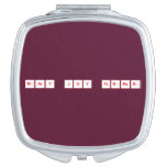 mary joy ferrer  Compact Mirror