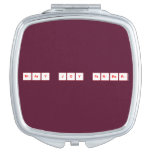 mary joy ferrer  Compact Mirror