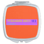 pescadora sreet  Compact Mirror
