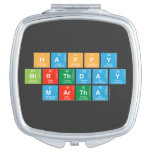 Happy
 Birthday
 MARTHA   Compact Mirror