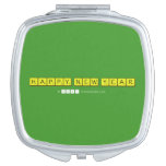 Happy New Year  Compact Mirror