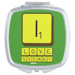 i
 love 
 svenky  Compact Mirror