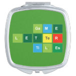 Game
 Letter
 Tiles  Compact Mirror