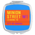 Minion Street  Compact Mirror