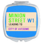 Minion Street  Compact Mirror