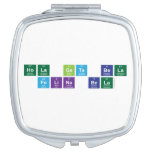 hola gata bela
 felina bela  Compact Mirror