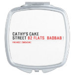Cathy's Cake Street  Compact Mirror