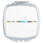 Happy Birthday Melissa  Compact Mirror
