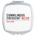 Cunnilingus  crescent  Compact Mirror