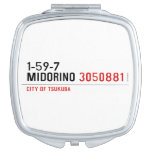 1-59-7  MIDORINO  Compact Mirror