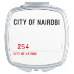 city of nairobi       Compact Mirror
