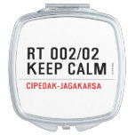 RT 002/02 KEEP CALM  Compact Mirror